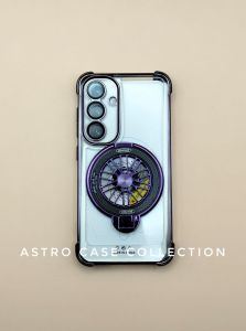 Astro CC - Case Ring Gyro untuk Samsung Galaxy S24 S24 FE S24 PLUS S24 ULTRA Dengan Fidger Spinner KEREN