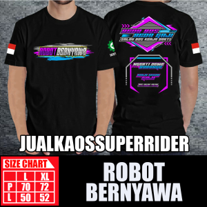 BAJU KAOS DISTRO ROBOT BERNYAWA