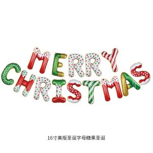Standing Christmas Balloons Xmas Tree Santa Claus Merry Christmas Balloons Party Needs