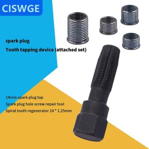 [COD] CISWGE AUTOPARTS Spark Plug chủ đề sửa chữa Kit 14mm xe xi lanh Chủ Đề Công cụ sửa chữa bugi rethreader Kit M14 x 1.25