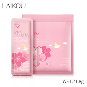 LAIKOU Japan Sakura Extract Sleeping Mask Brightening Remove Wrinkles Soothing Moisturizing Repairing Anti-aging 3g 1pc