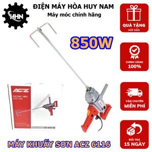 Máy khuấy sơn bả ACZ 6116 - Kèm mũi khuấy 50cm - Hàng chính hãng cáo cấp - HÀNG CHÍNH HÃNG - BẢO HÀNH TOÀN QUỐC