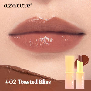 Azarine Glowkiss Sunscreen Lip Balm 3gr Pelembab Bibir SPF 35 PA +++ dengan Ceramide Peptide Vitamin C | Mencerahkan Menghidrasi Melindungi Bibir dari Sinar UV