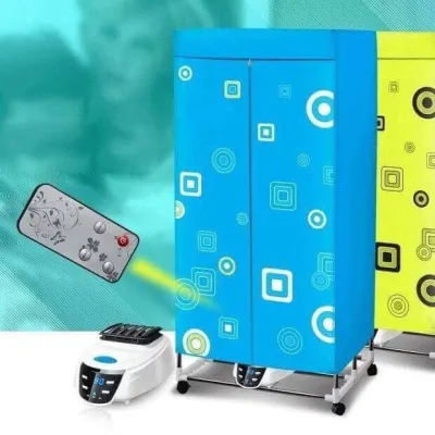 TỦ SẤY QUẦN ÁO SAM SUNG TỦ SẤY 2 TẦNG CÓ ĐIỀU KHIỂN TỪ XA CÔNG SUẤT 1500W