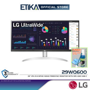 LG UltraWide 29WQ600 | 29" IPS 21:9 WFHD (2560x1080) HDR10 100Hz Monitor | AMD FreeSync | Speaker and USB Type-C