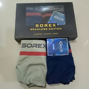 SOREX Seamless  M3801 M3802 M3803 - Celana Dalam Pria Tanpa Jahitan Sorex Seamless Edition Tanpa Jahitan