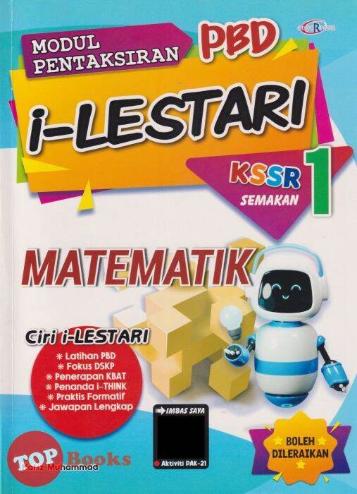 [TOPBOOKS Cemerlang] Modul Pentaksiran PBD I-Lestari Matematik Tahun 1 ...