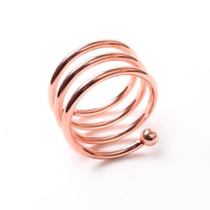 [Energetic] 1 chiếc nhẫn hình tròn Khăn ăn bằng kim loại sáng tạo nhẫn hình tròn Khăn Ăn Khóa kiểu phương Tây