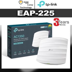TP-Link EAP225 AC1350 Wireless MU-MIMO Gigabit Ceiling Mount Access Point