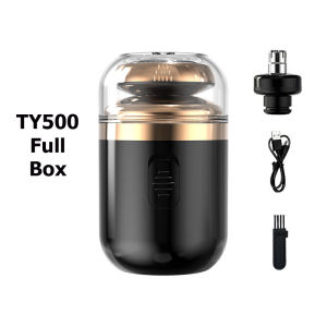 Máy Cạo Râu Mini TY500 Tích Hợp Sạc Nhanh Cổng TYPE-C Với 18 Lưỡi Siêu Bén Giúp Cạo Râu Nhanh Mà Không Bị Đau Rát - HÀNG CAO CẤP