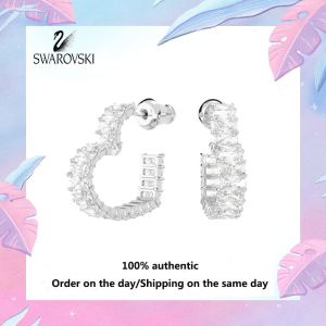 💖 Swarovski 💖 Womens Fashion S925 Sterling Silver Earrings M5653170 Matrix Heart white Crystal Jewel earrings Valentine gift Birthday gift