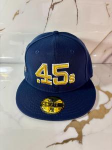 Topi New Era Houston Colts 45th Anniversary Navy Jersey Flip Edition 59Fifty Fitted