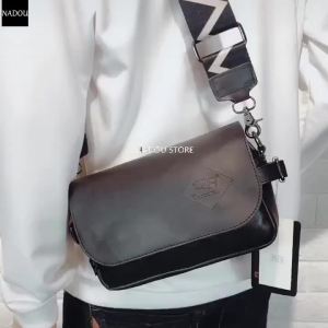 Messenger Bag Men Waterproof Leather Travel Business College Schoo Crossbody Shoulder Bag for Men㏇0706