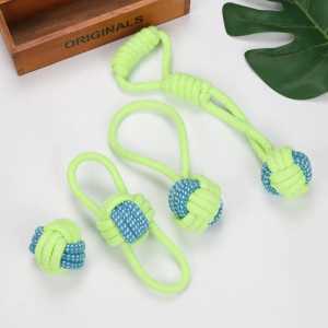 1 set mainan anjing kunyah tali interaktif pembersih gigi anjing dog toy isi 4pcs