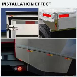 Red Yellow Double Color LED Truck Side Lights High Brightness Energy Saving ABS PC Construction for Enhanced Road Safety