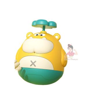 Mainan Mandi Anak Bayi Cute Hippo Tumbler Water Spray 2 in 1 Original