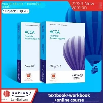 [Kaplan] 2026 New Edition of ACCA Textbook +workbook Course Book for F and P Stage Examination: F1BT/F2MA//F3FA/F4LW/F5PM/F6/F7/F8/F9/SBL/SBR/P4/P5P7Fast shipping