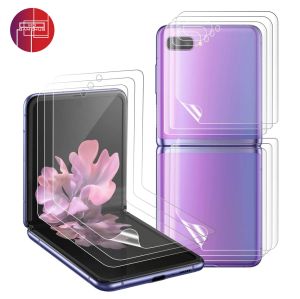 Samsung Z Flip 6 Screen Protector Front And Back Full Coverage Clear Soft Matte TPU Film ZFlip6 ZFlip 6