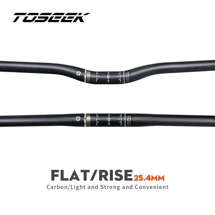 TOSEEK 25.4 Full Carbon Handlebar use for Folding Bike Horizontal