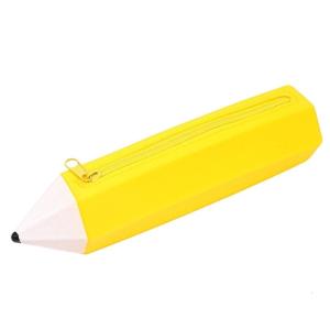 Hình bút chì bút chì trường hợp túi đựng bút Silicone dễ dàng để làm sạch đồ dùng học tập để tổ chức Bút đánh dấu và phụ kiện