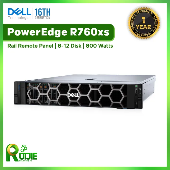 PowerEdge R760xs Rack Server | DELL R760XS Server | 8 disk 3.5 | 4410Y ...
