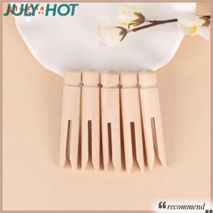 [JULYHOT] หมุดไม้ดอลลี่แบบดั้งเดิม5ชิ้นขาหนีบเสื้อผ้าไม้สไตล์ดอลลี่แบบดั้งเดิม