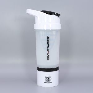 Bình Shaker 3 ngăn chính hãng Profitness Sport Nutrition Viet Nam có lò xo đựng Mass Whey BCAA tiện lợi (500ml)