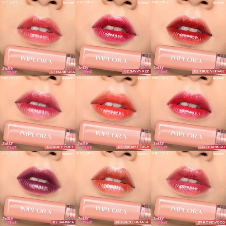 Implora Jelly Lip Tint Liptint Jely BPOM Halal Lazada Indonesia