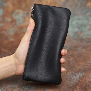 Men Wallets Fashion Design Long  leather Long Zipper Coin Purse Man Wallet Man Purse Handy Bag NASVA