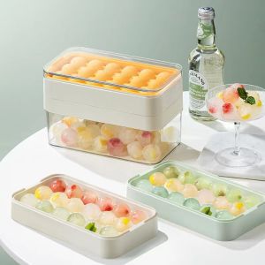 Ice Cube Mold Household Ice Box Ice Tray Mold Food Grade Silicone Ice Ball Storage Ice Making
