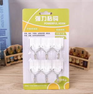 Bộ 6 móc dán tường móc treo khăn treo chìa khoé keo dán siêu chắc