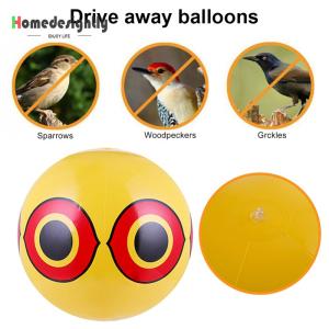 [Homedesigntly] Chất đuổi chim bơm hơi điện bóng mắt chống đuổi chim 40cm để kiểm soát dịch hại ngoài trời trong vườn