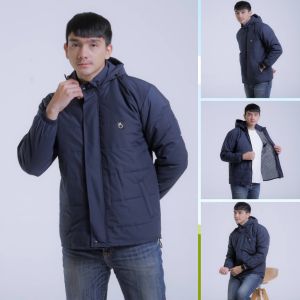 Jaket Pria Puffer Waterproof dan Winbreakers Branded The Bojiel / Jaket Gelembung Pria Wanita Musim Dingin / Jaket Motor Anti Angin