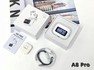 [ประกันศูนย์ไทย] A8Pro หูฟังบลูทูธไร้สาย เอียบัด เบสหนัก TWS Bluetooth5.3 สวมใส่สบายน้ำหนักเบา