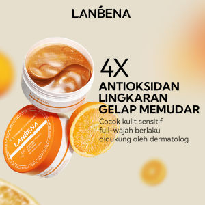 [NEW] LANBENA 24K Gold Collagen Eye Patch Mengurangi Kantung Mata Lingkaran Hitam Masker Mata Anti Penuaan Kerutan dan Kantung Mata Bengkak Masker Mata Hyaluronic Perawatan Mata Perawatan Mata Masker Mata 60Pcs