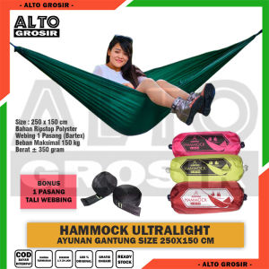 Hammock Aimpro Ultralight 250x150cm - Ayunan Gantung Murah untuk Camping & Outdoor