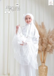 Mukena Anak Cantik Lucu Polos Warna Soft Tanggung Umur 5 6 7 8 9 10 11 12 13 Tahun Bahan Armani Silk TK SD Exclusive
