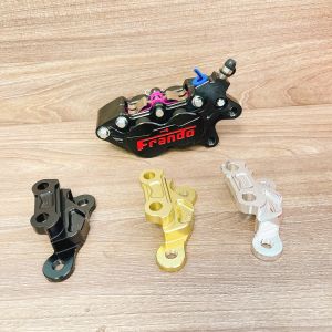 Heo Dầu Frando 4 Pis Màu Đen + Pad CNC Ex 150/155 đĩa 260/267mm