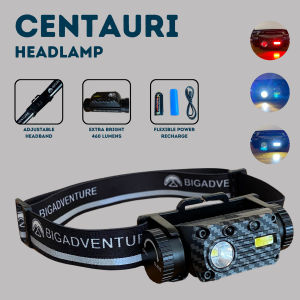 Bigadventure Centauri - Powerful Headlamp Senter Kepala