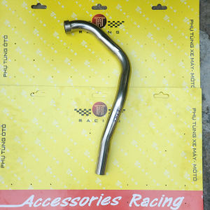 (IN34) CỔ PÔ 304 EXT 155 INOX - Size 32mm dùng hàng pô zyn (MS04)