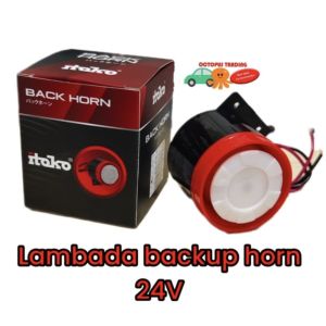 Car Truck Lambada Back up Horn 24v Vehicle Reversing Siren Buzzer Alarm Alert