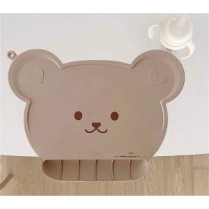 BERYL Alas Makan Bayi Silicone Premium / Baby Silicone Placemat / Alas Tatakan Makan Silikon Bayi