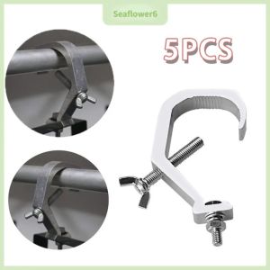 5-Pack LED Light C-Clamp Aluminum Stage Light Hooks for Your Moving Heads Lasers Fog Machines