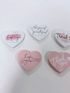 30pcs/pack "Thank You" Cards Gift Wrapping card To Friend Customer Decorative Cards Greeting Cards