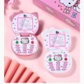 Cartoon Small Mobile Phone K688  Hello  Flip Phone   Cute Children Taiml  Mobile Phone Dual Card Dual Standby Positioning Anti-Lost Alarm Clock Large Volume Mobile Phone. 