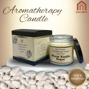 Kasa Adore | WARM VANILLA SUGAR | Aromatherapy Candle | 200g