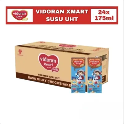 Vidoran xmart susu UHT 175 ml 1 dus isi 24 pcs (LFS)