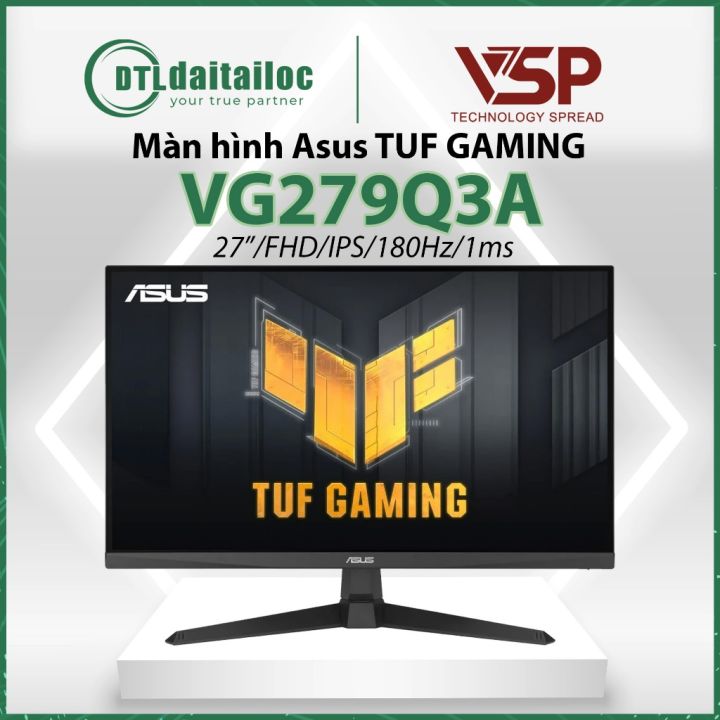 Màn Hình Gaming ASUS TUF VG279Q3A 27"/FHD/IPS/180Hz/1ms ) Hàng Chính Hãng