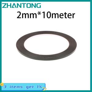 ZHANTONG 2-5MM 10M Black Strong Adhesive Tape Roll For Tablet LCD Touch Frame Back Cover Repair Double Side Glue For Phone