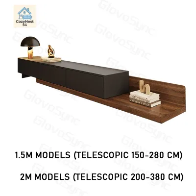 [CozyNest ]GV Extendable TV Console Cabinet Living Room Stretch with Drawers Cabinet TV Console Table
